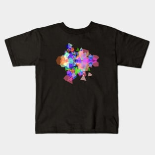 3D VR Rainbow Mandala Sticker #4 Kids T-Shirt